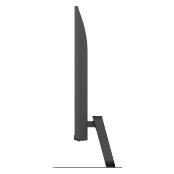 Side view of LG Smart Monitor showing slim and minimal design.