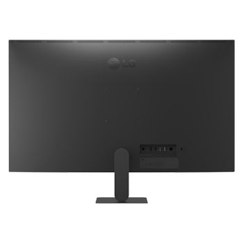 Rear view of LG Smart Monitor displaying stand structure and connectivity layout.
