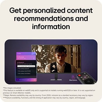 AI Concierge providing personalized recommendations based on viewing patterns and usage context.