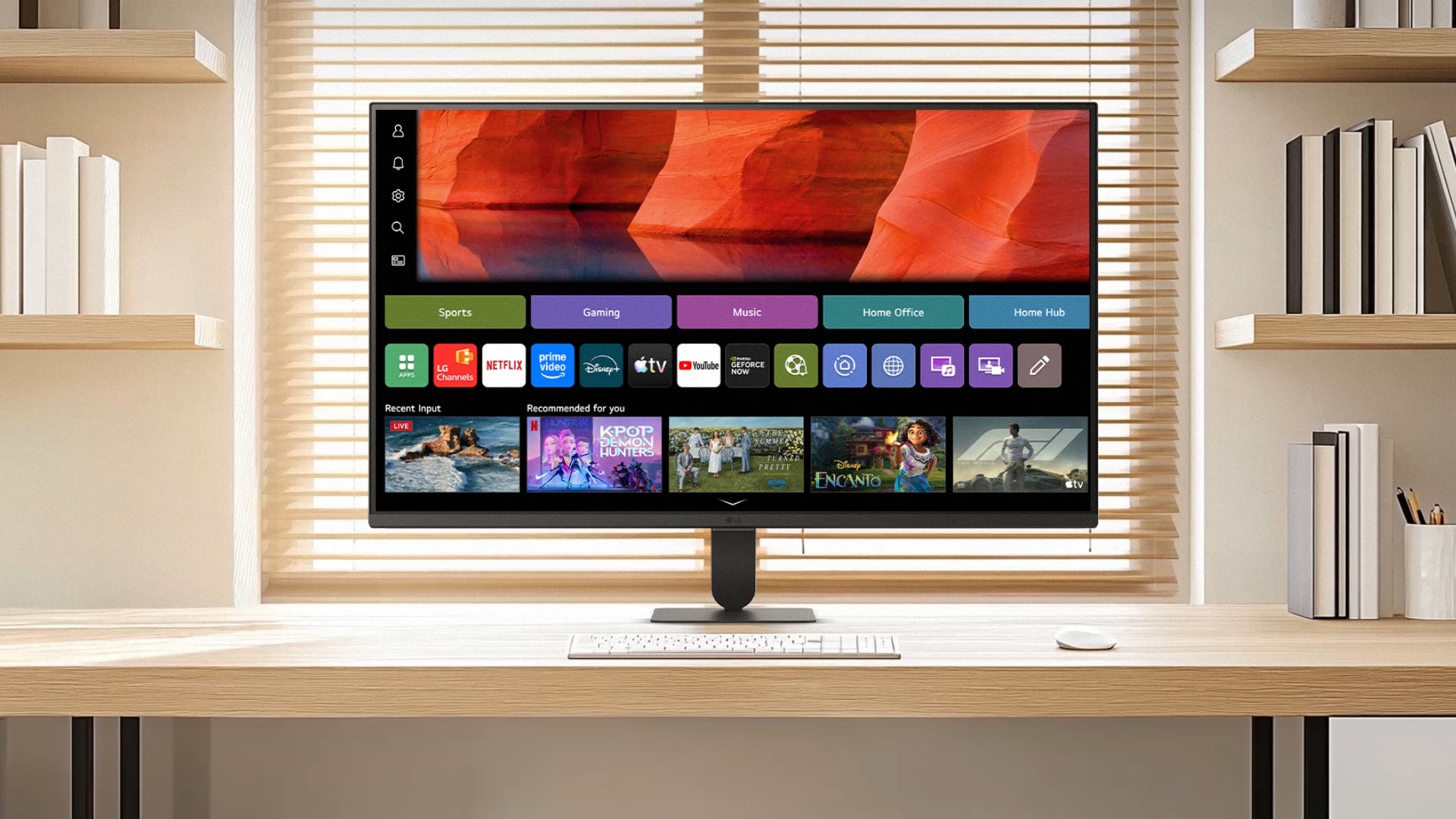 LG 81.28cm (32) Smart Monitor AI U5s, Full HD Monitor for Streaming with webOS, 32U501SB-B