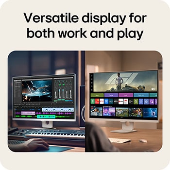 LG Smart Monitor delivering clear visuals for work and everyday use.