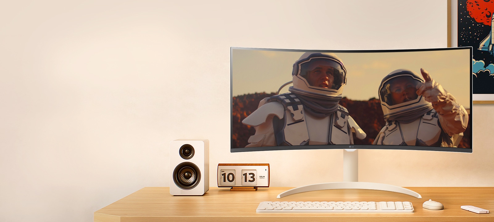 In your own space, with your own screen