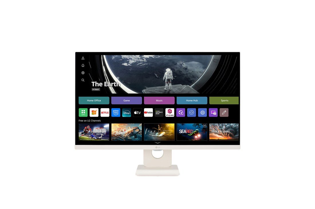 LG 27sr50f-w smart-monitors front view 