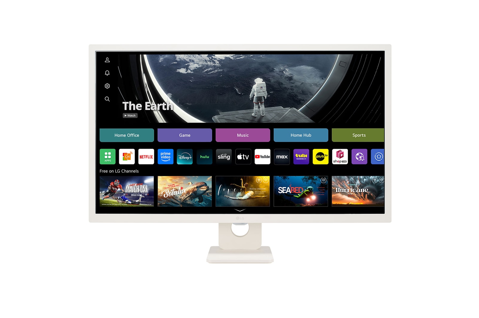 LG 32sr50f-w smart-monitors front view 