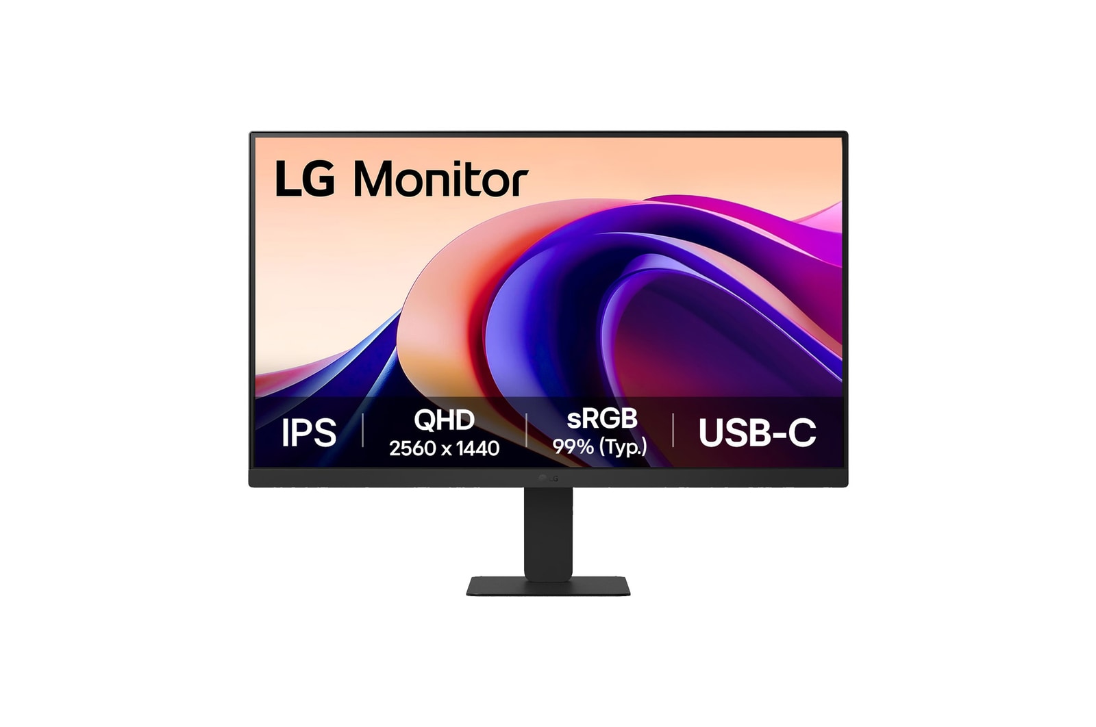 LG 24U631A-B FHD & QHD front view