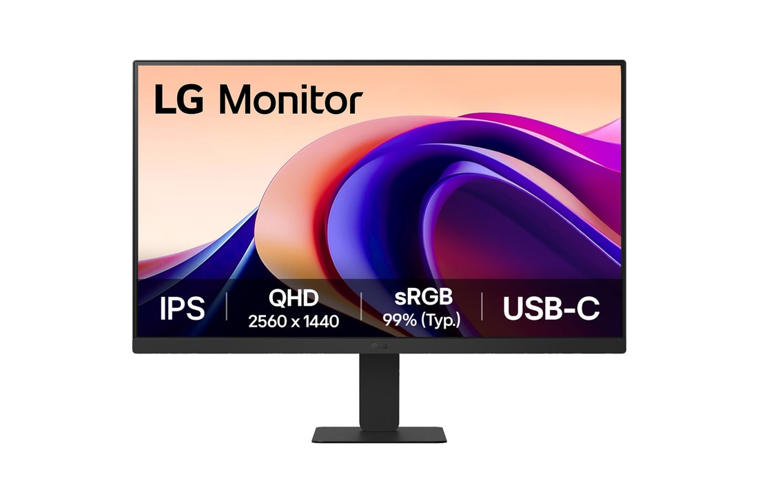 LG 32U631A-B FHD & QHD front view