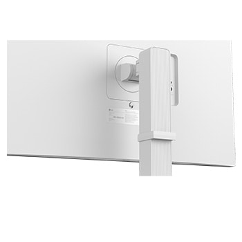 close-up view of rear stand