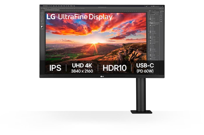 LG 32UN880K-B UHD 4K 5K Front View