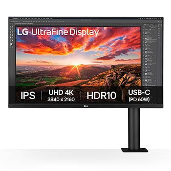 LG 32UN880K-B UHD 4K 5K Front View