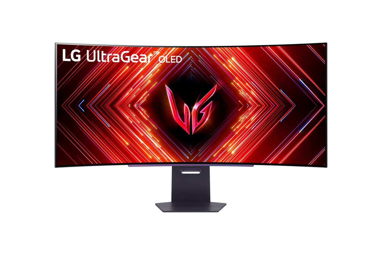 LG 45gs95qe-b gaming front view