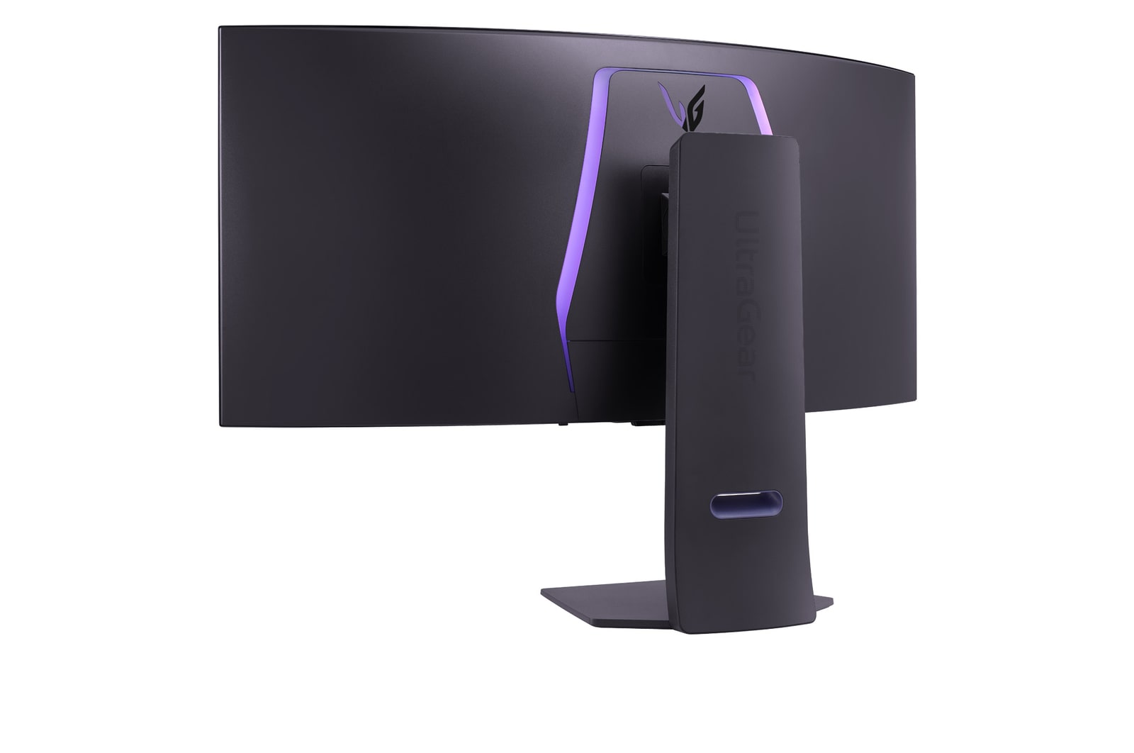 rear perspective view with lights on