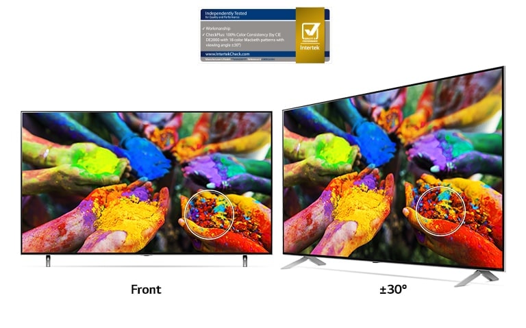 LG Nanocell Pure Color 100% Color Consistency