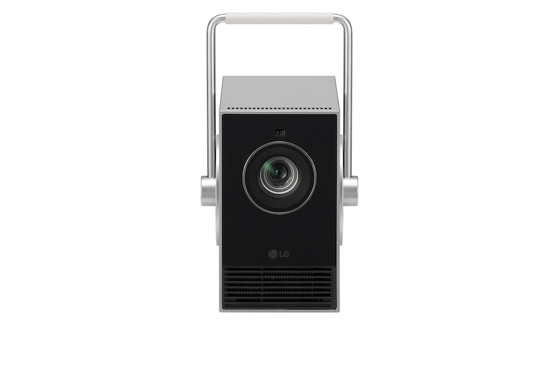 front view with handle up