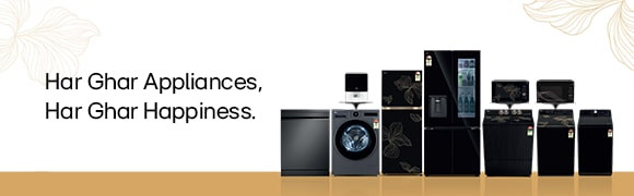 Har Ghar Appliances, Har Ghar Happiness.