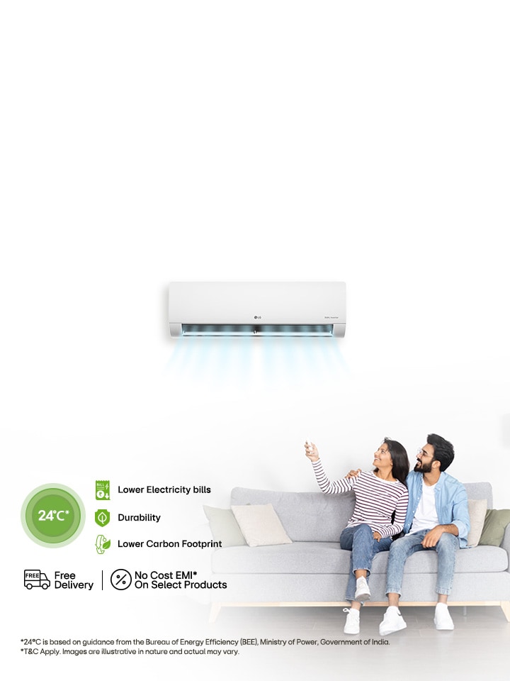 Idle Temperature for Efficient Cooling: 24°C*