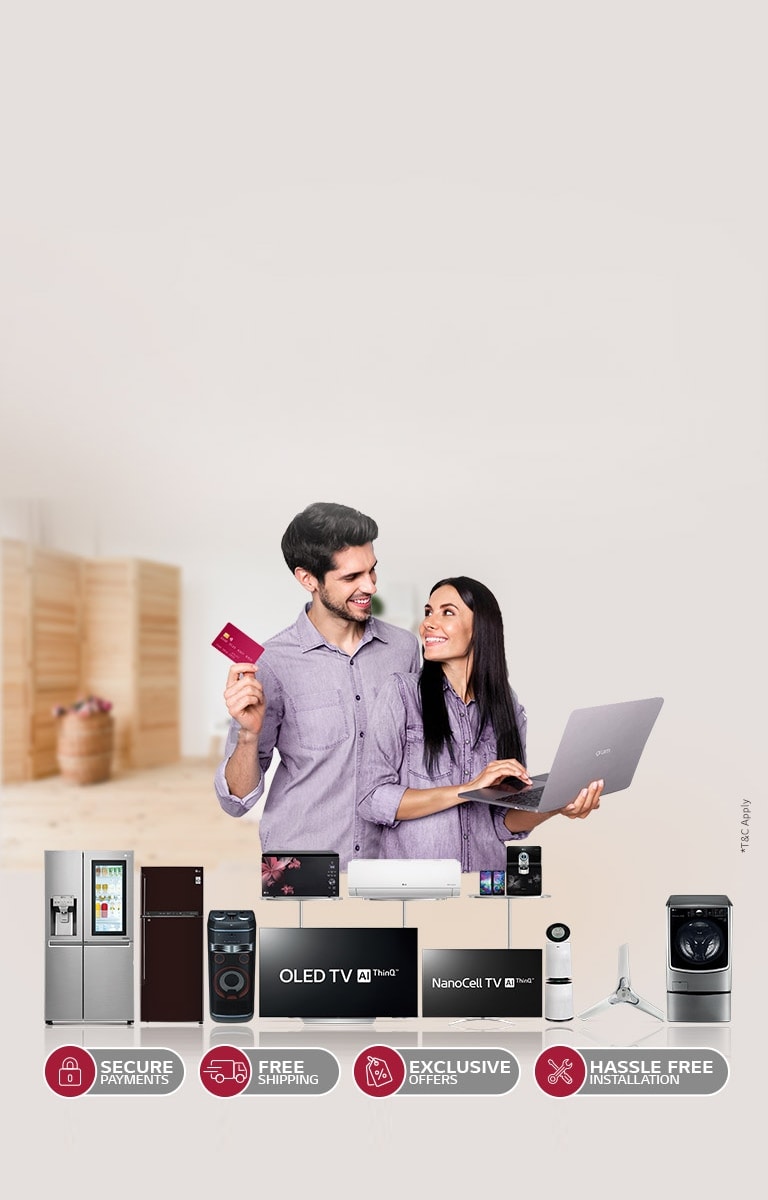 Introducing LG Online<br> Store - Specially Curated For You1