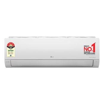Front view of LG 5 Star (1.0) Split AC, AI Convertible 6-in-1, Diet Mode+, Viraat Mode, 100% Copper Tubes, 3.5 kW, 2026 Model AS-Q14ANZE