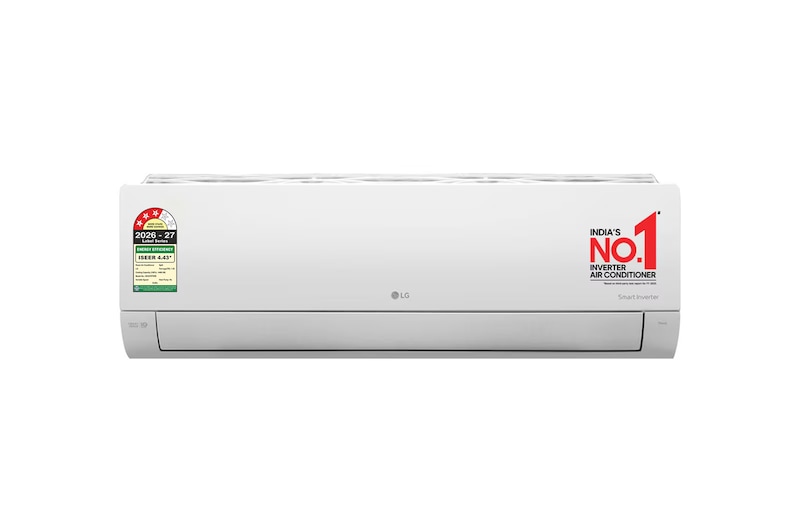 Front view of LG 3 Star (1.5) Split AC, AI Convertible, Auto Clean, Gold Fin+, Diet Mode+, Viraat Mode, 4.4 kW, 2026 Model AS-Q18TNXE