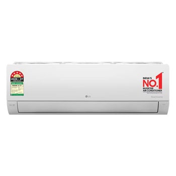 Front view of LG 5 Star 5.0 kW (~1.5) Split AC, AI Convertible 6-in-1, Diet Mode+, Viraat Mode, 100% Copper Tubes, 2026 Model AS-Q19KNZE1