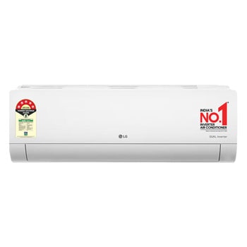 Front view of LG 5 Star (1.5) Split AC, AI Convertible 6-in-1, AI Dual Inverter, Diet Mode+, Viraat Mode, 100% Copper Tubes, 5.1 kW, 2026 Model AS-Q20ENZE