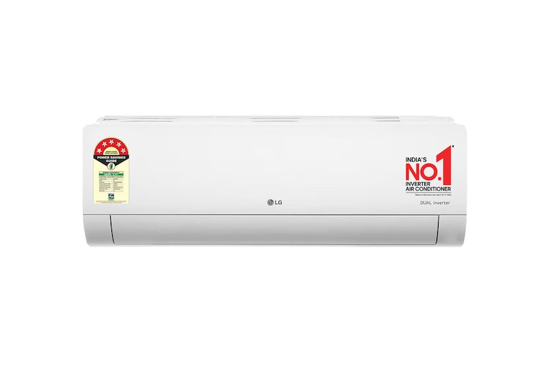 Front view of LG 5 Star (1.5) Split AC, AI Convertible 6-in-1, Diet Mode+, HimClean, Energy Manager+, ThinQ(WI-FI), 5.1 kW, 2026 Model AS-Q20JWZE