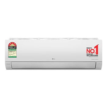 Front view of LG 5 Star 5.0 kW (~1.5) Split AC, AI Convertible 6-in-1, Diet Mode+, HimClean, Energy Manager+, ThinQ(WI-FI), 2026 Model AS-Q19SWZE2