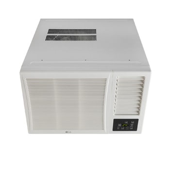 LG AW-Q18WUXA 1.5 Ton 3 Star White Window Air Conditioner right side view with ADC Sensor and Dual Inverter Compressor
