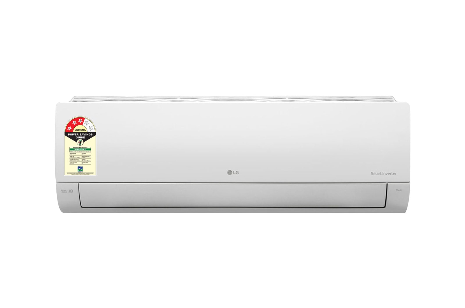 Front view of LG 3 Star (1.5) Split AC, AI Convertible, Auto Clean, Gold Fin+, Diet Mode+, Viraat Mode, 4.4 kW, 2026 Model AS-Q18DNXE