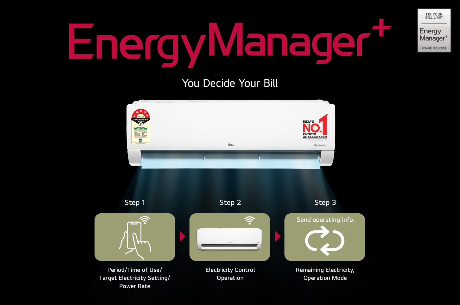 LG 5 Star (1.5) Split AC, AI Convertible 6-in-1, Diet Mode+, HimClean, Energy Manager+, ThinQ(WI-FI), 5.1 kW, 2026 Model, AS-Q20JWZE