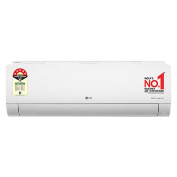 Front view of LG 5 Star (1.5) Split AC, AI Convertible 6-in-1 Cooling, Auto Clean, Anti Virus Protection, 5.0 kW, 2025 Model US-Q19ENZE1