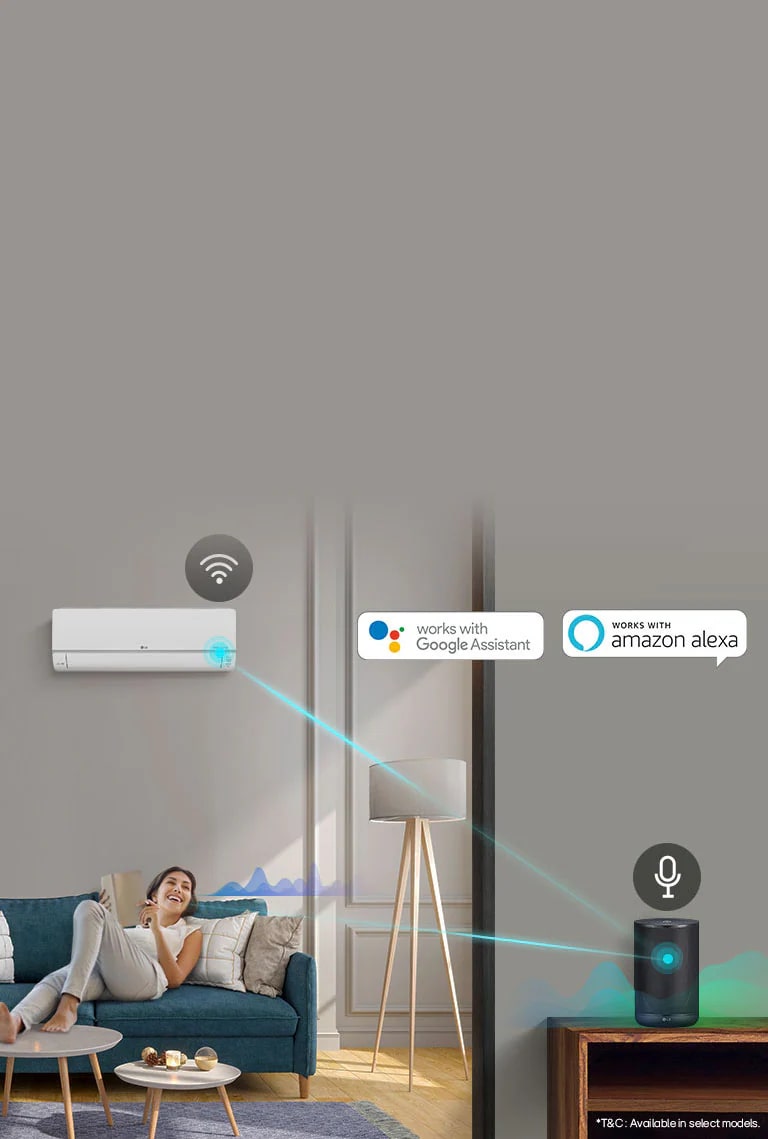 LG TS-Q19GWZE1 Voice Control