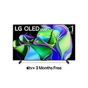 LG OLED evo C3 42 (106cm) 4K Smart TV, TV Wall Design, WebOS, Gaming TV  - OLED42C3PSA