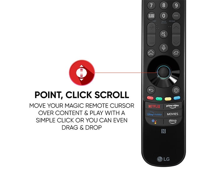 Point click scoll