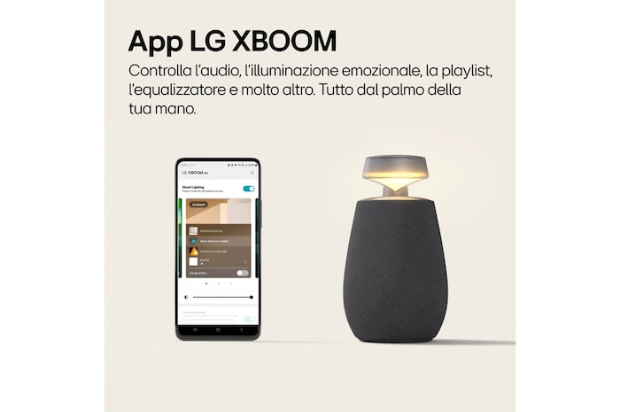 Caratteristica app LG XBOOM