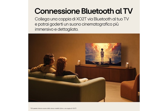 Caratteristica Connessione Bluetooth al TV
