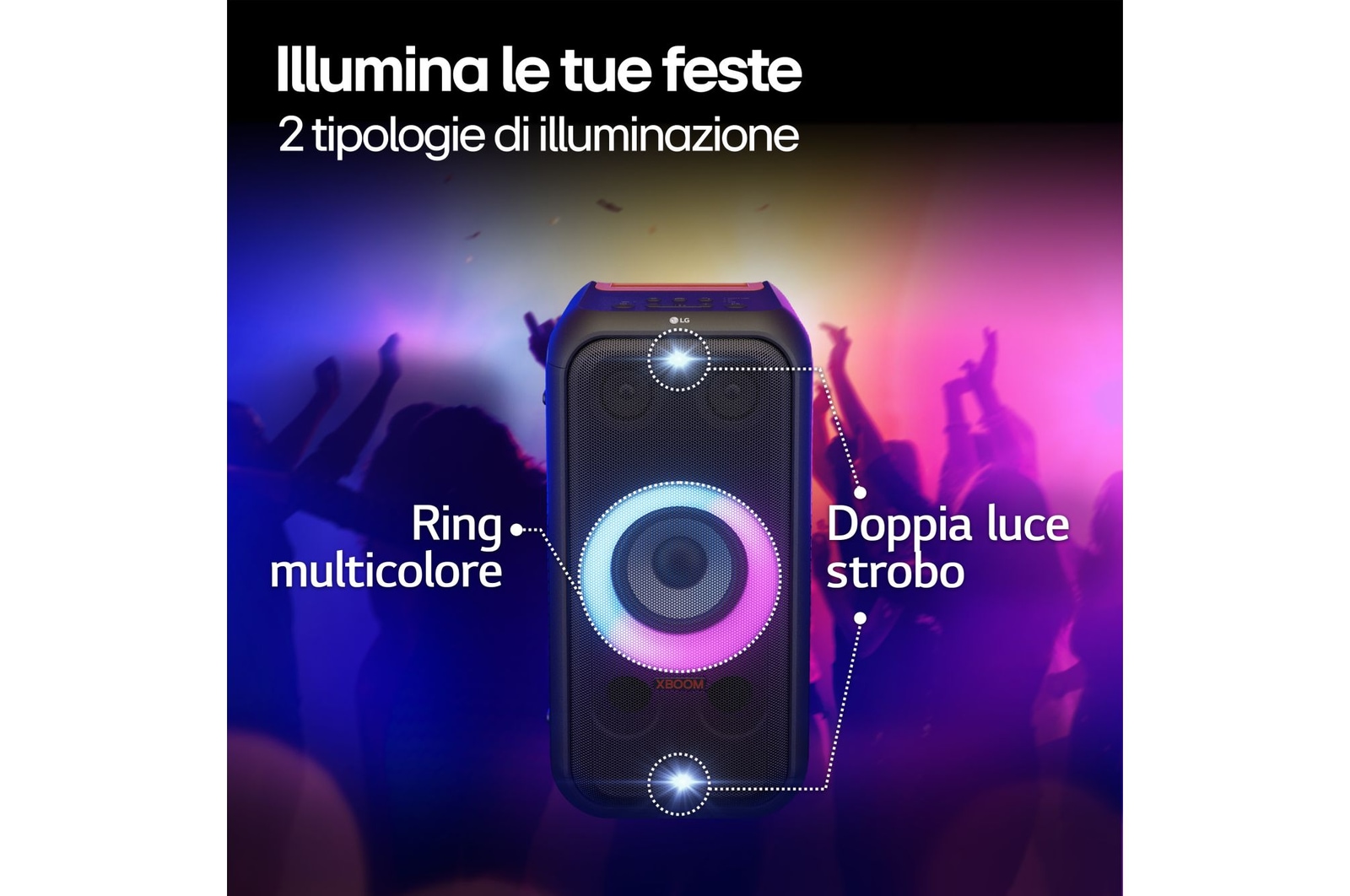 Caratteristica Illumina le tue feste