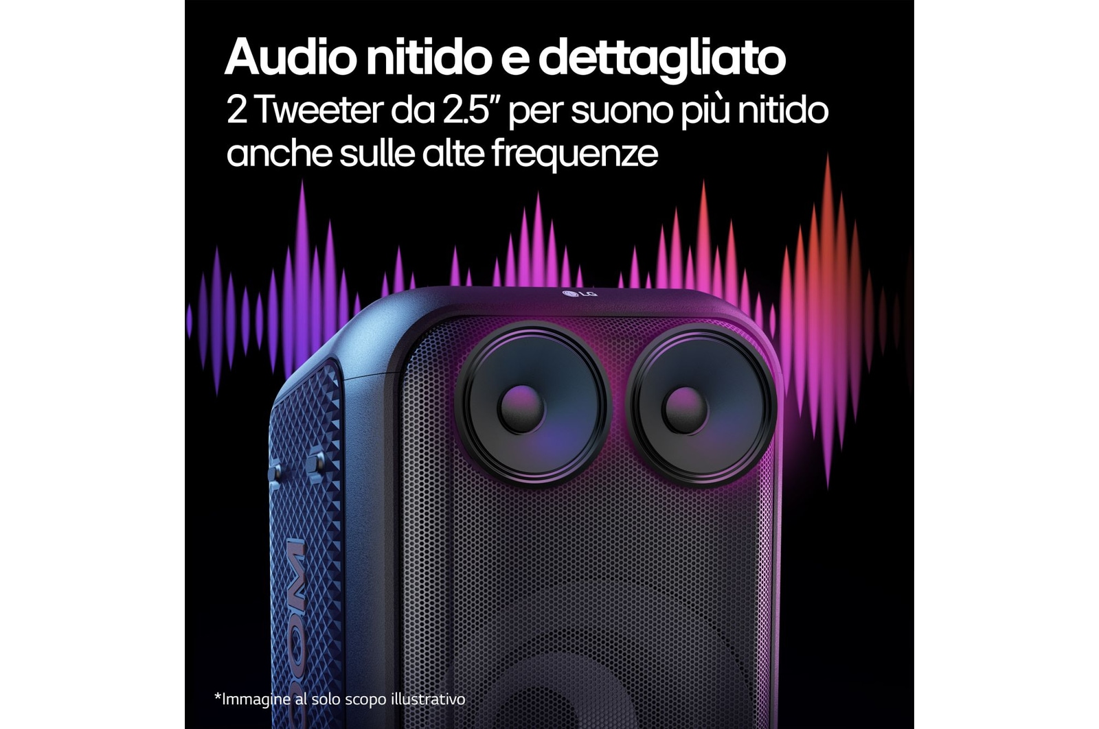 Caratteristica Audio nitido e dettagliato