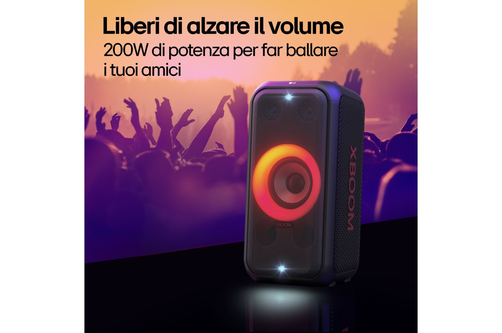 Caratteristica Liberi di alzare il volume