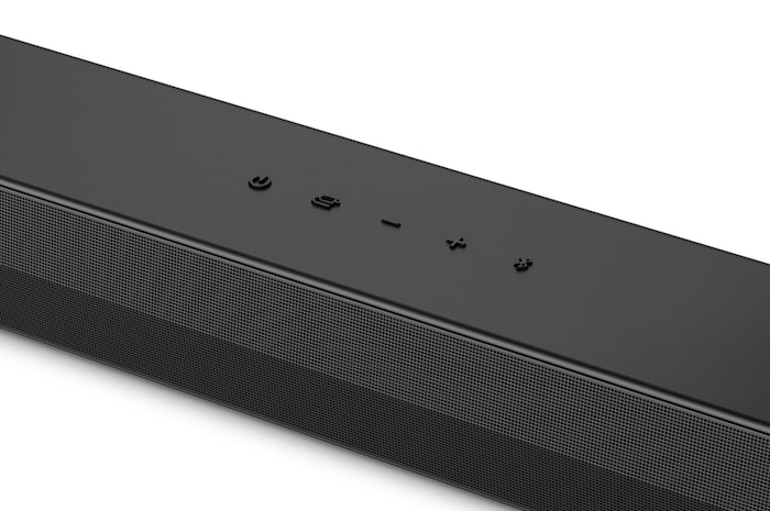 Dettaglio dei comandi sulla soundbar