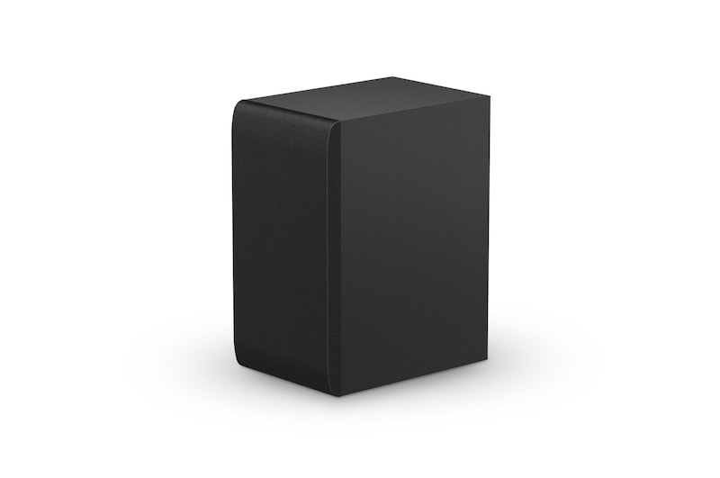 Immagine del subwoofer visto da tre quarti verso sinistra