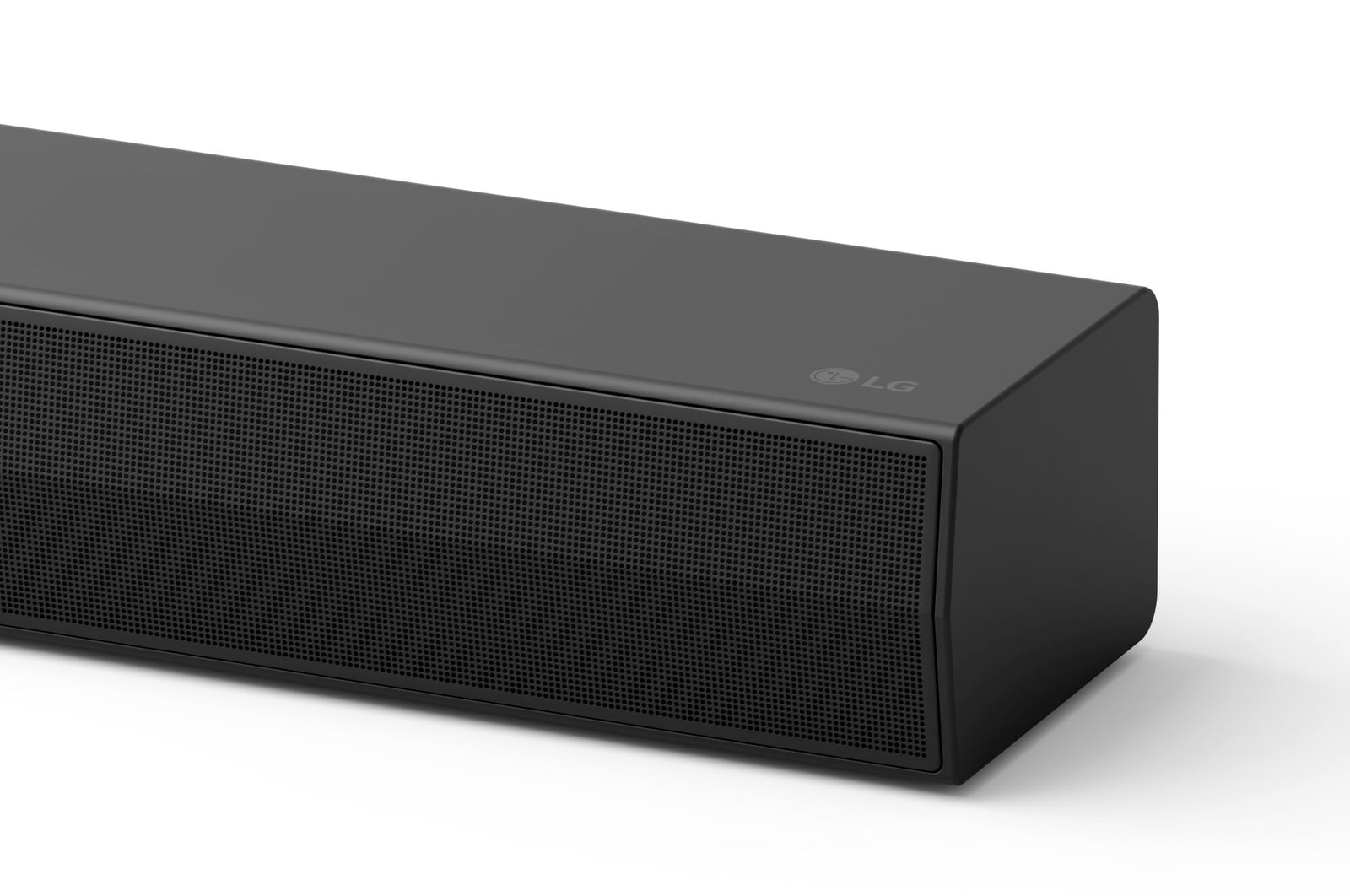 Dettaglio del lato destro della soundbar