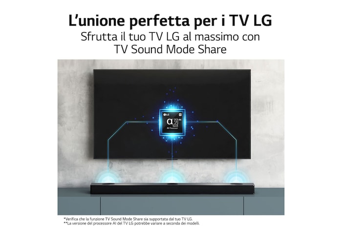 LG Offerta Bundle: TV OLED evo Serie C3 55'' 4K, α9 Gen6 + Soundbar S95QR I 810W 9.1.5 canali, OLED55C35LA.S95QR