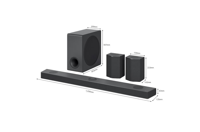 LG Offerta Bundle: TV OLED evo Serie C3 55'' 4K, α9 Gen6 + Soundbar S95QR I 810W 9.1.5 canali, OLED55C35LA.S95QR