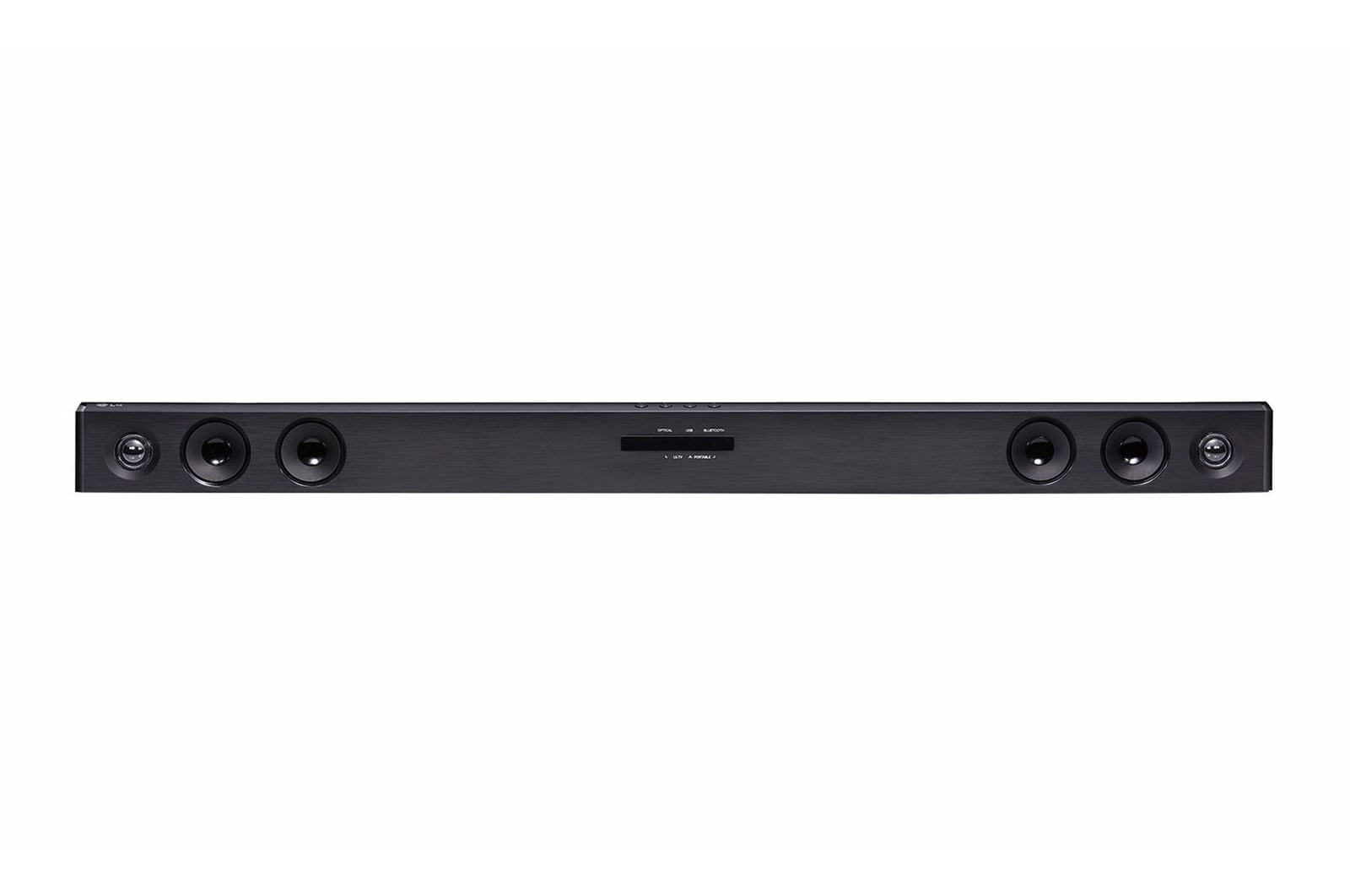Immagine frontale della soundbar in prospettiva