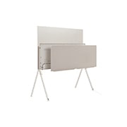 LG OLED evo | TV 55'' Serie Object Collection Posé LX1 | OLED 4K, Design con supporto a cavalletto, retro in tessuto, 55LX1T6LA