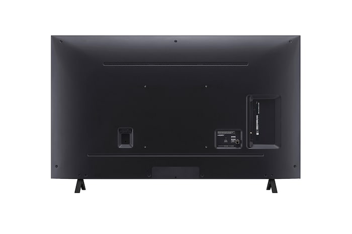 Rear view of LG NanoCell TV, NANO80