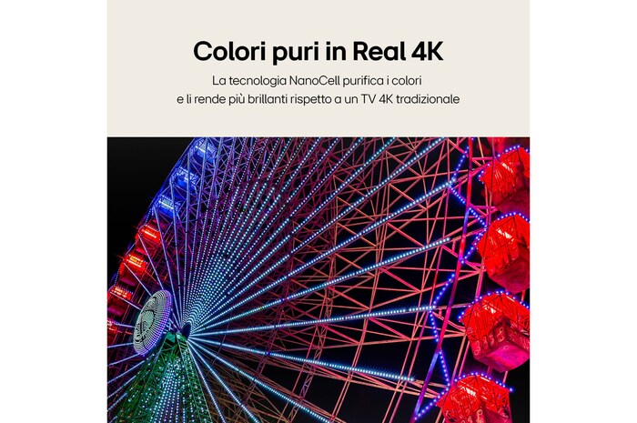 Caratteristica "Colori puri in real 4K"