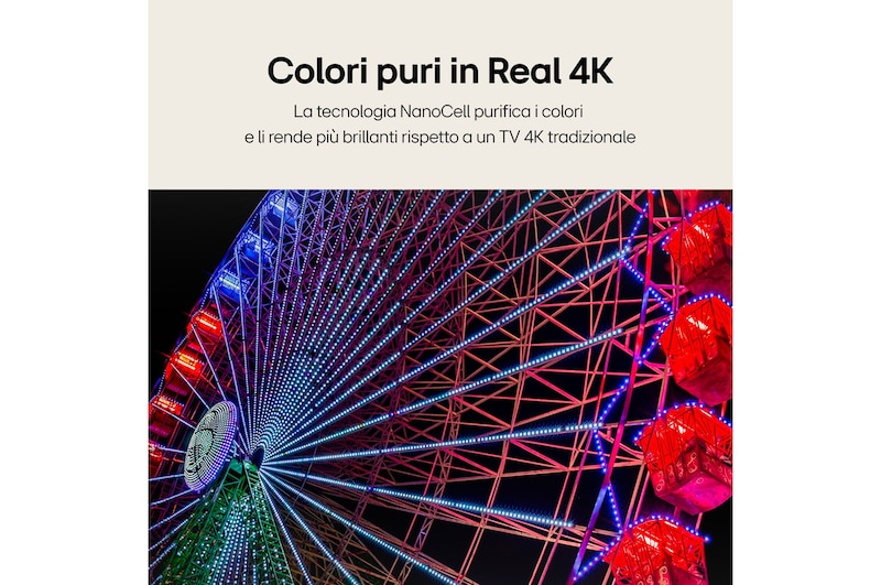 Caratteristica "Colori puri in real 4K"
