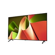 Vista laterale leggermente angolata verso sinistra del TV