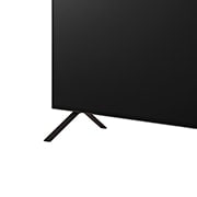Primo piano del TV dalla base